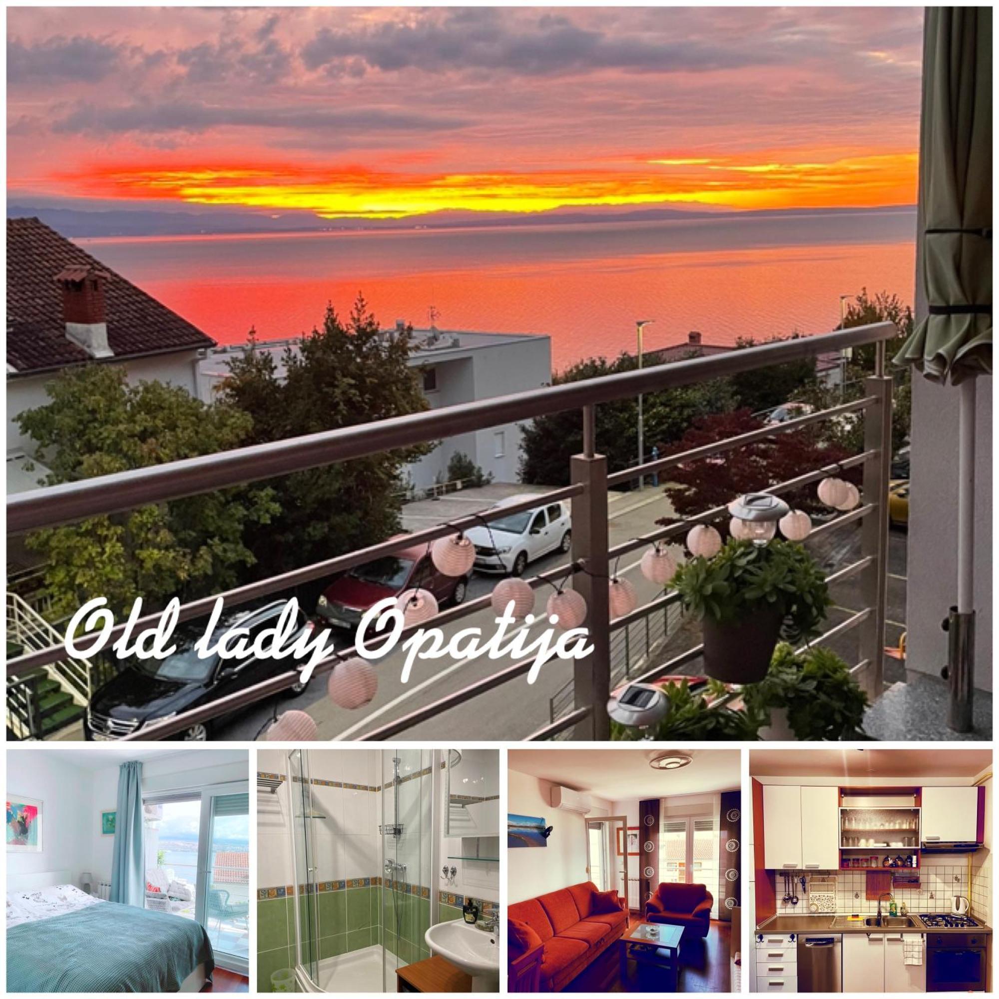 Old Lady Opatija Lägenhet Exteriör bild
